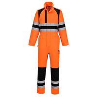 Portwest WX2 Eco Hi-Vis Coverall (Orange/Blac...