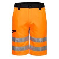 Portwest WX2 Eco Hi-Vis Shorts (Orange/Black ...