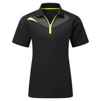 Portwest DX4 Womens Polo Shirt S/S (Black / X...