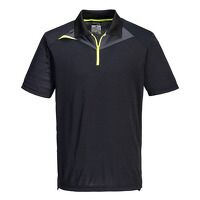 Portwest DX4 Polo Shirt Short Sleeved (Black ...