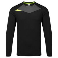 Portwest DX4 Long Sleeved T-Shirt (Black / S ...
