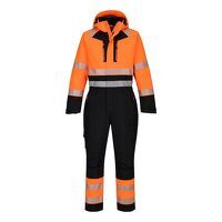 Portwest DX4 Hi-Vis Winter Coverall (Orange/B...