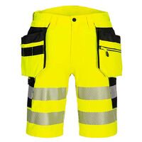 Portwest DX4 Hi-Vis Holster Pocket Shorts (Ye...