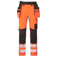 Portwest DX4 Hi-Vis Craft Trousers (Orange/Bl...