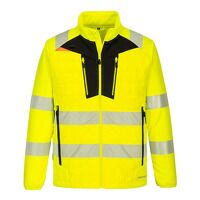 Portwest DX4 Hi-Vis Hybrid Baffle Jacket (Yel...