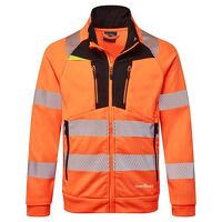 Portwest DX4 Hi-Vis Funnel Neck Sweatshirt (O...