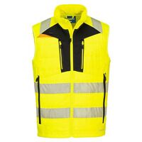 Portwest DX4 Hi-Vis Hybrid Baffle Bodywarmer ...