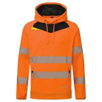 Portwest DX4 Hi-Vis Overhead Hoodie (Orange/B...