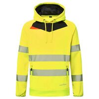 Portwest DX4 Hi-Vis Overhead Hoodie (Yellow/B...