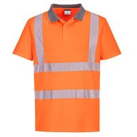Portwest Eco Hi-Vis Short Sleeved Polo Shirt ...