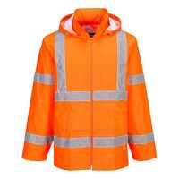Portwest ES1 Essential HV Rain Jacket (Orange...