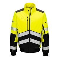Portwest EV4 Hi-Vis Softshell Bomber (3L) (Ye...