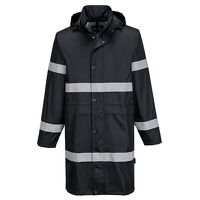 Portwest Iona Rain Jacket 100cm (Black / 4XL ...