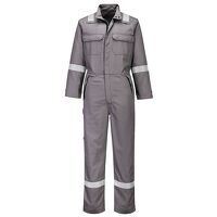 Portwest Bizflame Work FR Coverall (Grey / M ...