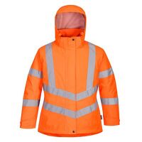 Portwest Hi-Vis Ladies Winter Jacket (Orange ...
