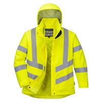 Portwest Hi-Vis Ladies Winter Jacket (Yellow ...
