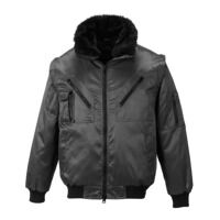 Portwest Pilot Jacket (Black / XS / Regular F...