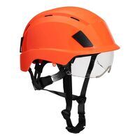 Portwest Integrated Visor Helmet (Orange / R)
