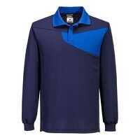 Portwest PW2 Cotton Comfort Long Sleeved Polo...