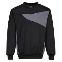 Portwest PW2 Sweatshirt (Black/Grey / S / R)