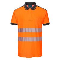 Portwest PW3 Hi-Vis Short Sleeved Polo Shirt ...