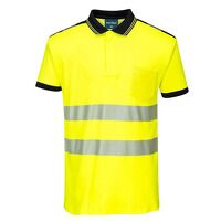 Portwest PW3 Hi-Vis Short Sleeved Polo Shirt ...