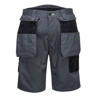 Portwest PW3 Holster Work Shorts (Zoom Grey/B...