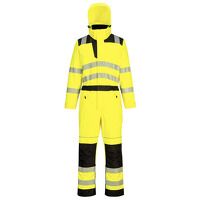 Portwest PW3 Hi-Vis Rain Coverall (Yellow/Bla...