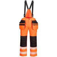 Portwest PW3 Hi-Vis Rain Trousers (Orange/Bla...