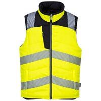 Portwest PW3 Hi-Vis Reversible Bodywarmer (Ye...