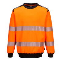 Portwest PW3 Hi-Vis Sweatshirt (Orange/Black ...