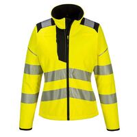Portwest PW3 Hi-Vis Womens Softshell (3L) (Ye...