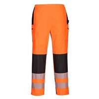 Portwest PW3 Hi-Vis Womens Rain Trousers (Ora...