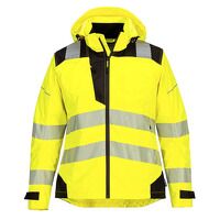 Portwest PW3 Hi-Vis Ladies Rain Jacket (Yello...