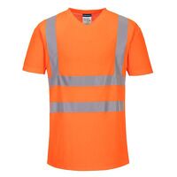 Portwest Hi-Vis Cotton Comfort Mesh Insert Sh...