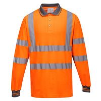 Portwest Hi-Vis Cotton Comfort Long Sleeved P...