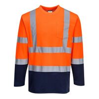Portwest Hi-Vis Cotton Comfort Contrast Long ...