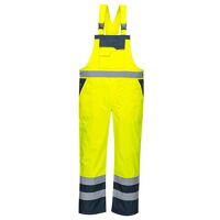 Portwest Hi-Vis Breathable Contrast Rain Bib ...