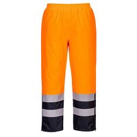 Portwest Hi-Vis Winter Trousers (Orange/Navy ...