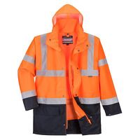 Portwest Hi-Vis 5-in-1 Contrast Essential Jac...