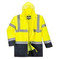 Portwest Hi-Vis 5-in-1 Contrast Essential Jac...