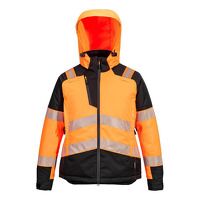 Portwest PW3 Hi-Vis Womens Winter Jacket (Ora...