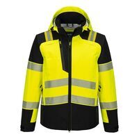 Portwest PW3 Hi-Vis Rain Jacket (3L) (Yellow/...