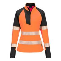 Portwest PW3 Hi-Vis Womens 1/4 Zip Sweatshirt...