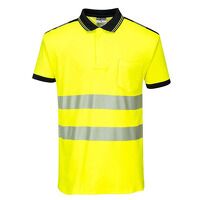 Portwest PW3 Hi-Vis Cotton Comfort Short Slee...