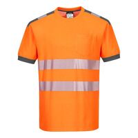 Portwest PW3 Hi-Vis Cotton Comfort Short Slee...