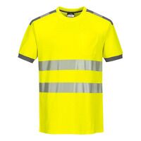 Portwest PW3 Hi-Vis Cotton Comfort Short Slee...