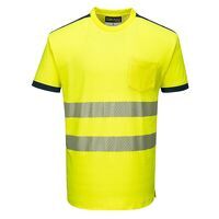 Portwest PW3 Hi-Vis Cotton Comfort T-Shirt S/...