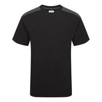 Portwest Two-Tone Short Sleeved T-Shirt (Blac...