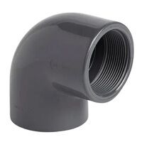 1 1/2inch uPVC Plain to Threaded 90 Deg Equal...